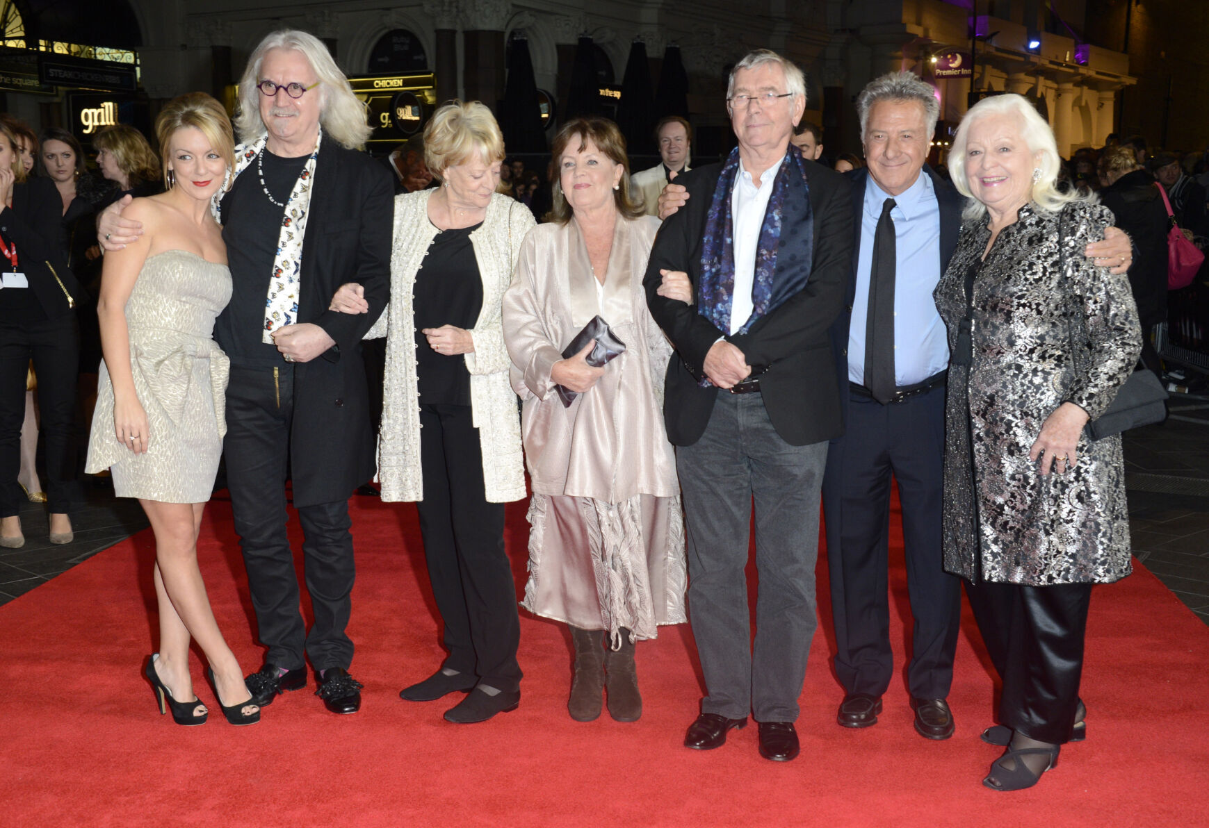 Sheridan Smith, Billy Conolly, Dame Maggie Smith, Pauline Collins, Tom Courtenay, Dustin Hoffman, Dame Gwyneth Jones
